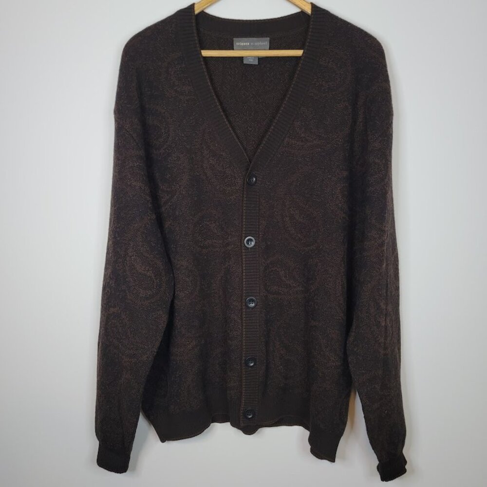 Brown Cardigan Sweater